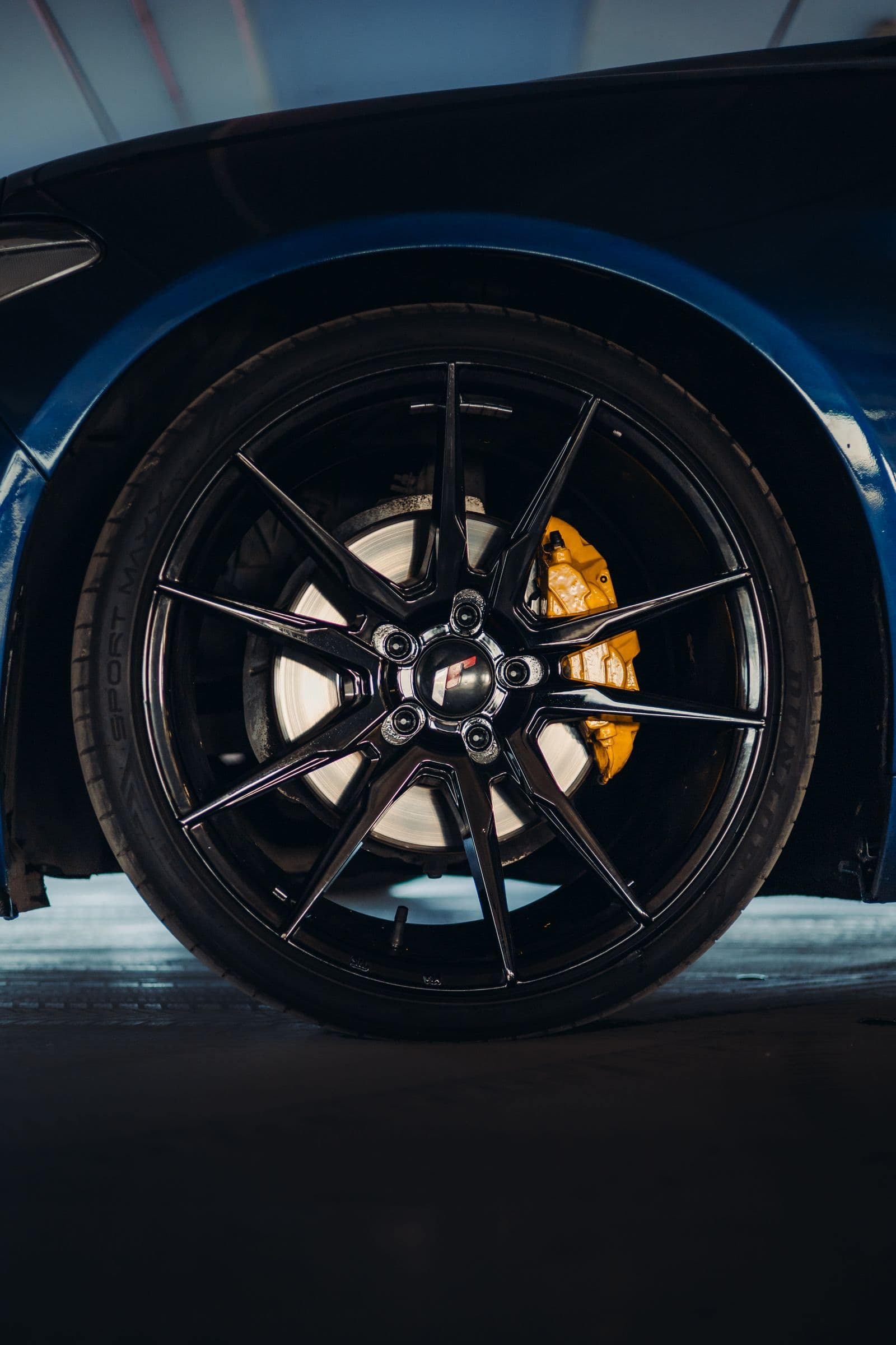 European performance vehicle detail